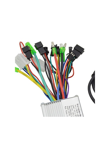 Suntek Lcd Ekran Paneli 36v 60v Ile Elektrikli Bisiklet Beyaz