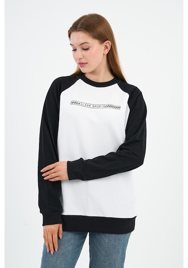 Alexander Gardi Baskılı Regular Fit Sweatshirt Unx-731-00-wn Beyaz - Siyah