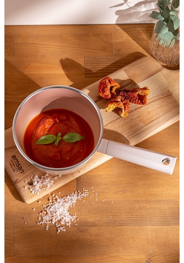 Emsan Swiss Crystal Sosluk Tenceresi Pembe 16 CM