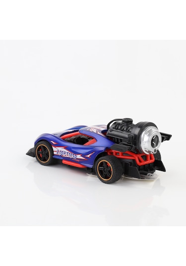 Metal Duman Çıkartan Sesli Işıklı Çek Bırak Buggy Araba Mor