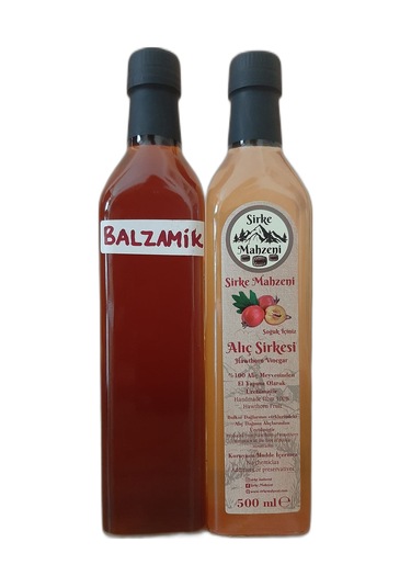 Sirke Mahzeni Balzamik + Alıç Sirkesi 2 x 500 ML