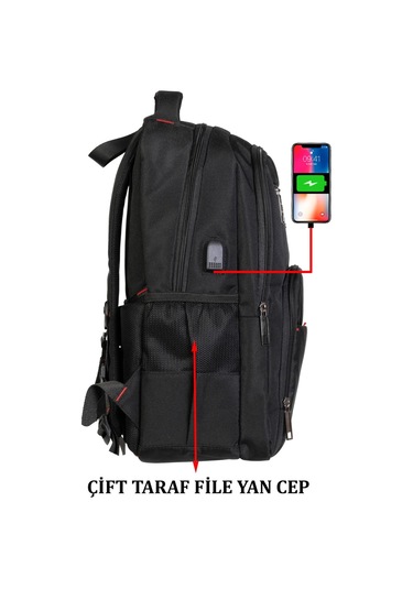 Laptop Sırt Çantası 15.6 İnç Tablet Usb Bölmeli 8683255013289