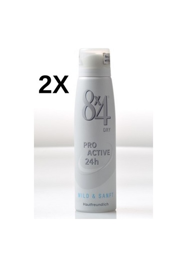 8x4 Mild & Sanft Pudralı Kadın Sprey Deodorant 2 x 150 ML