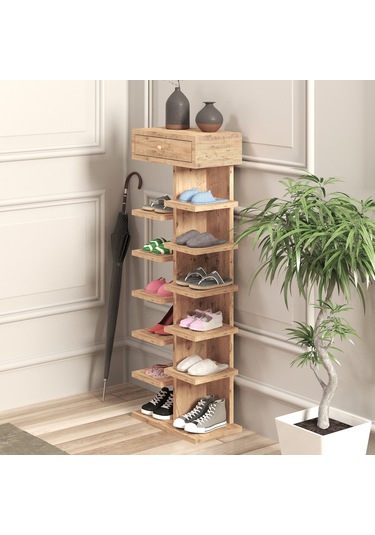 Mbes Mobilya Atlantik Çam Ayakkabılık Atlantik - Çam