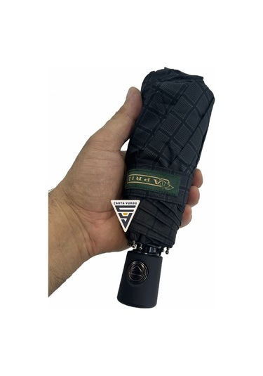 April A-210g A5 Süper Mini 8 Telli Tam Otomatik Şemsiye Siyah