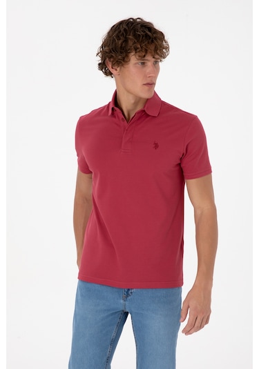 U.s. Polo Assn. Erkek Vişne Tişört Basic 50306015-vr223 Vişne