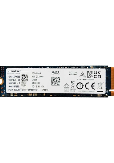 Kingston OM8SEP4256Q-AA 256GB 22x80 M.2 NVMe SSD