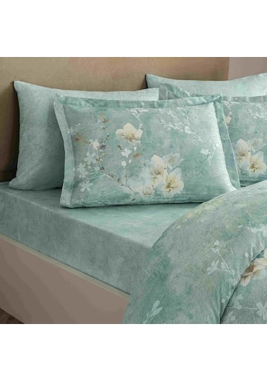 Linens Sc Seine Nevresim Takımı Çift Kişilik Turkuaz Turkuaz