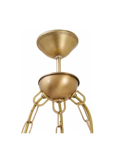 Correx Bambu 3'lü Avize Kahverengi