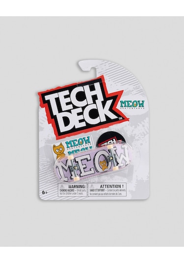Tech Deck Meow Skateboards Kedili Logo Grafik Parmak Kaykay