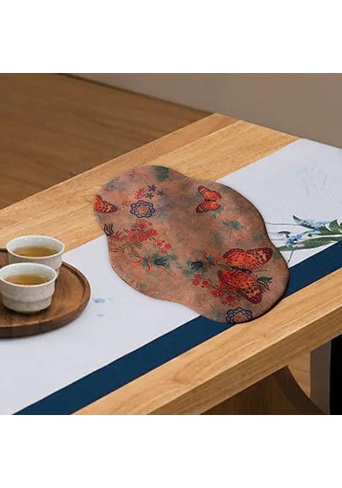 Homyl Çay Töreni Servis Altlığı İstasyonu Için Zarif Masa Kelebek Kelebek