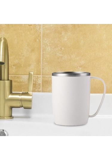 Pazly Suntek Modern Kaymaz Fırçası Diş Beyaz Beyaz Bardağı Banyo Ov Diğer