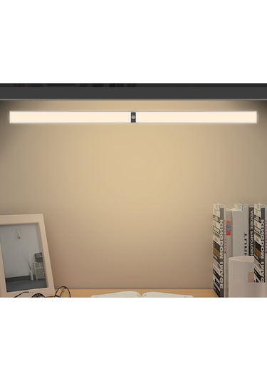 Shineyee Yeni Ultra İnce 800mm Isı Işığı: Vücut Algılama Ve Sürekli Açık Modlu, Manyetik Montaj, Pil İçeren Dolap/ Koridor Lambası Ilık Beyaz