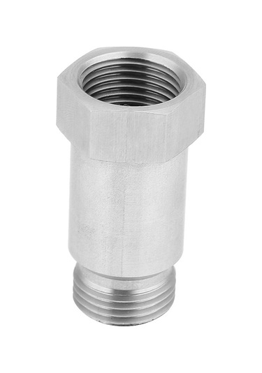 Konesam 304 Paslanmaz Çelik Oksijen Sensör Uzatıcı M18-1.5, 45mm Uzunluk, Yakıt Verimliliğini Artırır, Kolay Kurulum, 2 Adet Set