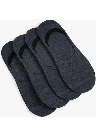 Koton Babet Çorap Seti 4'lü Indıgo 4wam80263aa 4WAM80263AAIN3 İndigo