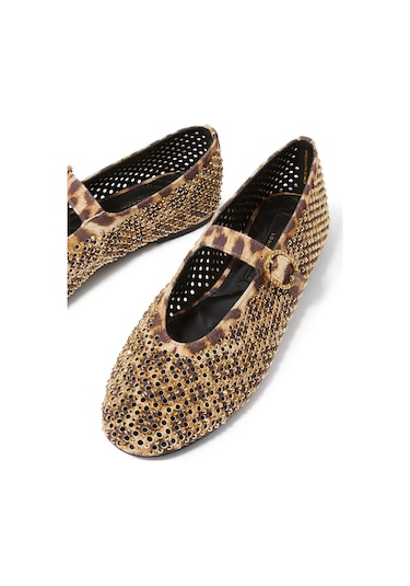 Kurt Geiger Mayfair Balerin Ayakkabıları Kahverengi