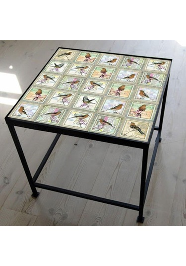 Simülasyon Damga Çiçekler Kuşlar Kristal Sert Fayans Duvar Sticker Mutfak Dolap Ev Dekor Sanatsal Fresk Peel Sopa Duvar Çıkartmaları 20cmx20cmx10pcs Diğer