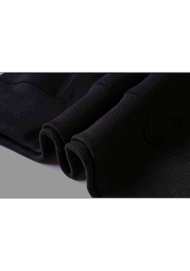 Lady Gaga Motorcycle Lady Baskılı Siyah Erkek Örme Sweatshirt (530980129)