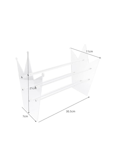 Sones Yx032 Akrilik Kafa Bandı Saç Bandı Depolama Rafı Sergileme Standı
