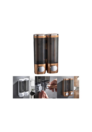 Suntek Manuel El Sabun Dispenseri Şampuan Ve Saç Çift-altın-600ml Çift Altın 600ml Diğer