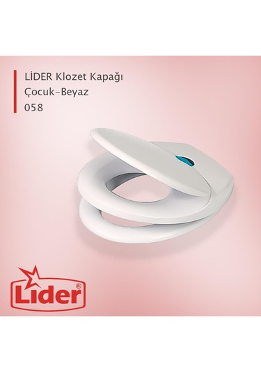 Lider Çocuk - yetişkin Çift Kullanımlı Klozet Kapağı (058)