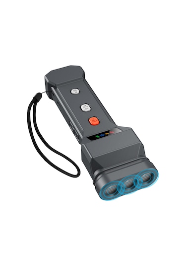 Uu0363 Ultrasonik Köpek Kovucu Köpek Kabuğu Caydırıcı Cihazlar Siyah