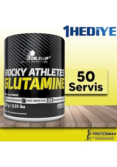 Olimp Rocky Athletes Glutamine 250 Gram + Hediye