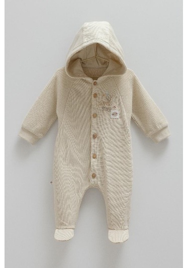 Caramell %100 Pamuk Color Word Bebek Tulum Crml.te1983 Kahverengi
