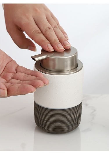 Öpü Dispenseri - El Pompası Dispenseri Zarif Beyaz Harajuku Şeffaf