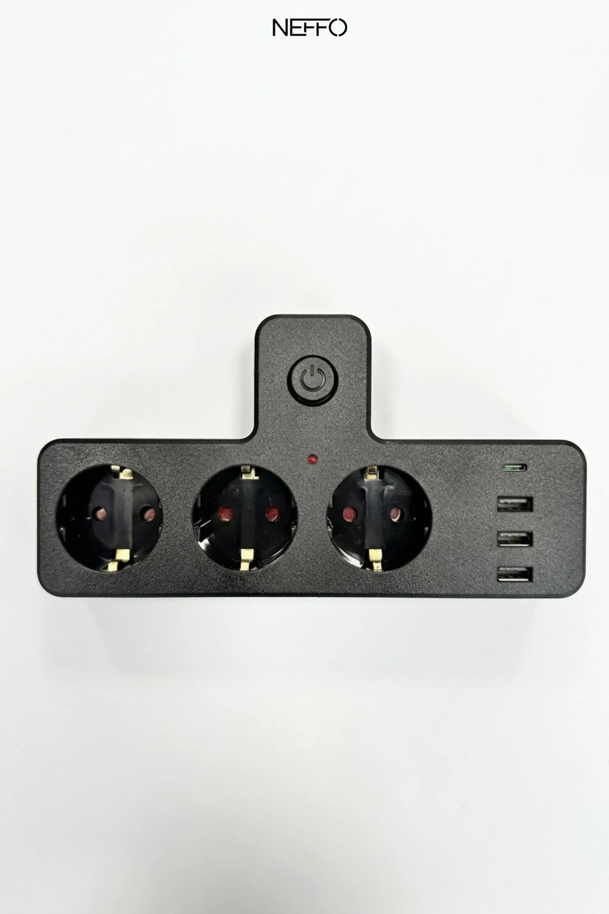 Akım Termal Çocuk Korumalı 3x Usb 1x Type-c Girişli 3lü Priz 1