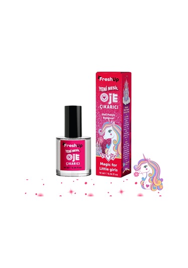 Freshup Yeni Nesil Çocuk İçin Çilek Kokulu Oje Çıkarıcı 10 ML