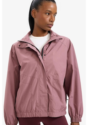 Defacto Defactofit Su İtici Regular Fit Kapüşonlu Yağmurluk C4949ax25aubr97 Bordo