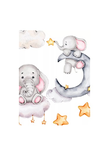 Artenuevo "fil Devleri" İç Dekoratif Çıkartma Seti 152778264 Mavi