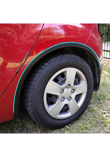 jmsstore 3 Metre Evrensel Araba Çamurluk Tekerlek Koruyucusu Sızdırmazlık Bandı Çizilmeye Dayanıklı