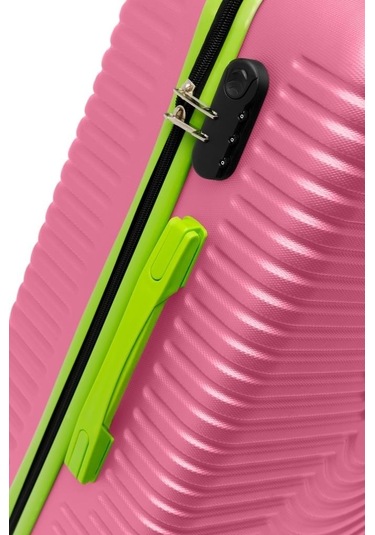 Büyük Boy Valiz 4x2 Teker Pembe 1169