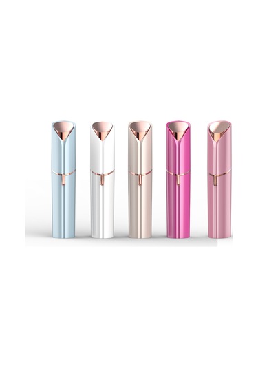 Moveevo Kadın Tüy Alma Aleti Başlığı Yıkanabilir Sessiz Ağrısız Elektrikli Tıraş Makinesi 1106 Mavi + Bir Yedek Başlık