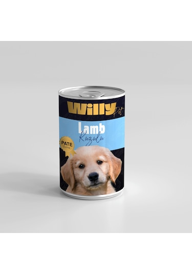 Willypet Pate Kuzu Etli Yavru Konserve Köpek Maması 20 x 400 G