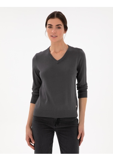 Pierre Cardin Kadın Antrasit Kazak /triko 50300803-vr006 Antrasit