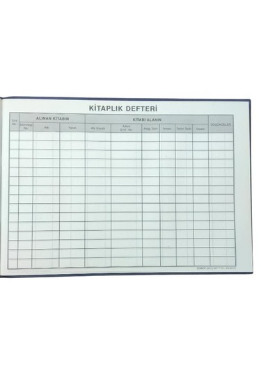 Zümrüt Kiaplık Defteri 100 Yp.