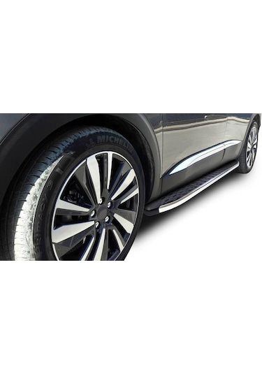 Omsa Line Ford Puma 2020 Sonrası Blackline Mat Alüminyum Alınlı Yan Koruma Basamak