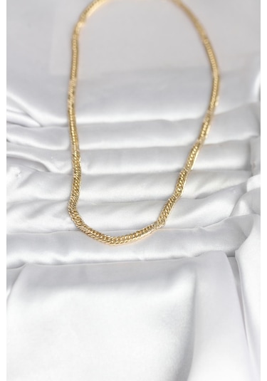 Cm 14k Gold Renk Zincir Model 45 Cm Kadın Kolye Diğer