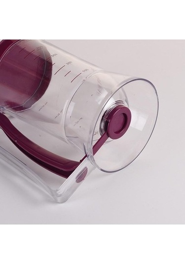 Pazly Hamur Dağıtıcı, Krema Ayırıcı & Kek Ölçme Kabı Seti, 7 Aksesuar, Pratik Pişirme Aracı Pembe