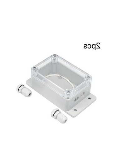 Dancemonkey 2 Adet Ip66 Su Geçirmez Anahtar Parça, Şeffaf Üst Delik, Kablo Bağlantı Noktası Pg7