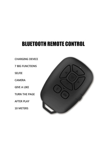 Instagram Tiktok Bluetooth Uzaktan Kumanda Sayfa Çevirici Video Kaydı Selfie Kumandası