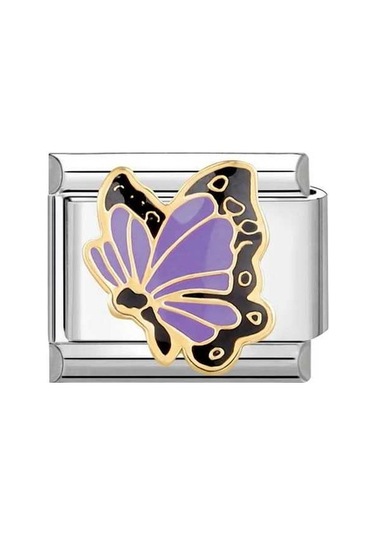 Fastbuy 9mm Paslanmaz Çelik Kelebek Çiçek Kedi Bebek Charm Bilezik Kadın Erkek Gümüş Renk Takı Gümüş