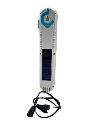 V-005 42 Ledli+fener Solar Güneş Panelli Ultra Güçlü Ledli Şarjlı Işıldak - 9094771671300ynt Çok Renkli