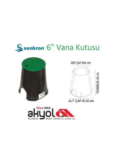 Green Box 6" Vana Kutusu