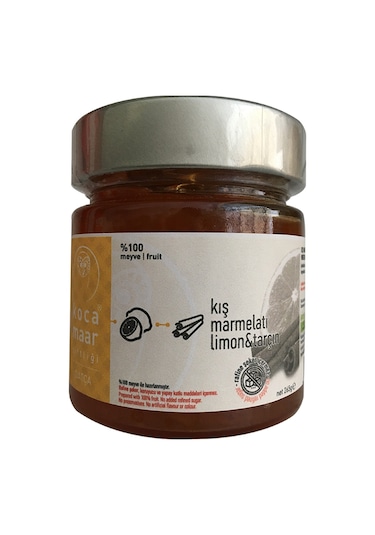Kocamaar Çiftliği Karışık Narenciye Marmelatı (Rafine Şeker İlavesiz) 270 gr