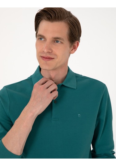 Pierre Cardin Erkek Zümrüt Sweatshirt 50314048-vr055 Zümrüt