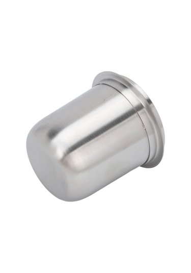 Geeroyoo 150ml Paslanmaz Çelik Kahve Toz Toplayıcı, 58mm İtalyan Kolu Uyumlu, Ellerden Kurtarır, Uçan Toz Engeller, Kolay Temizlenir Siyah Gri